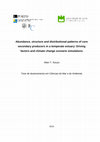 Research paper thumbnail of Abundance, structure and distributional patterns of core secondary producers in a temperate estuary: Driving factors and climate change scenario simulations