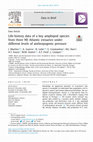 Research paper thumbnail of Life-history data of a key amphipod species from three NE Atlantic estuaries under different levels of anthropogenic pressure