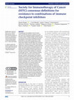 Research paper thumbnail of Society for Immunotherapy of Cancer (SITC) consensus definitions for resistance to combinations of immune checkpoint inhibitors