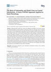 Research paper thumbnail of The Role of Nationality and Hotel Class on Guests’ Satisfaction. A Fuzzy-TOPSIS Approach Applied in Saint Petersburg