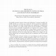 Research paper thumbnail of En busca de asideros críticos para las escrituras inasibles