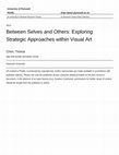 Research paper thumbnail of Between selves and others : exploring strategic approaches within visual art