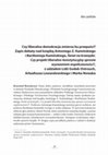 Research paper thumbnail of Czy liberalna demokracja zmierza ku przepaści?  Zapis debaty nad książką Antoniego Z. Kamińskiego  i Bartłomieja Kamińskiego, "Świat na krawędzi.  Czy projekt liberalno-konstytucyjny sprosta  wyzwaniom współczesności?"  z udziałem Lidii Godek-Ostrouch,  Arkadiusza Lewandowskiego i Marka Nowaka