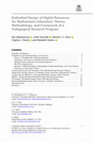 Research paper thumbnail of Embodied Design of Digital Resources for Mathematics Education: Theory, Methodology, and Framework of a Pedagogical Research Program