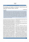 Research paper thumbnail of The Summary and Analysis of ‘Domestic Trade Frictions and Agriculture’ Research Paper: A Review