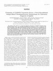 Research paper thumbnail of Evaluation of LIAISON® Treponema Screen, a novel recombinant antigen-based chemiluminescence immunoassay for the diagnosis of syphilis