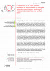 Research paper thumbnail of Comparison of in vitro erosion protocols in bovine teeth to simulate natural erosion lesion: analysis of mechanical properties and surface gloss