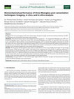 Research paper thumbnail of Biomechanical performance of three fiberglass post cementation techniques: Imaging, &lt;i&gt;in vitro&lt;/i&gt;, and &lt;i&gt;in silico&lt;/i&gt; analysis