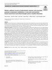 Research paper thumbnail of Modern sediment records of hydroclimatic extremes and associated potential contaminant mobilization in semi-arid environments: lessons learnt from recent flood-drought cycles in southern Botswana