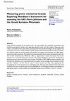 Research paper thumbnail of Measuring prime ministerial brands: Exploring Needham’s framework for assessing the UK’s Boris Johnson and the Greek Kyriakos Mitsotakis