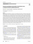 Research paper thumbnail of Immersive and desktop virtual reality in virtual fashion stores: a comparison between shopping experiences