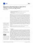 Research paper thumbnail of Impairments in Brain Bioenergetics in Aging and Tau Pathology: A Chicken and Egg Situation?