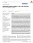 Research paper thumbnail of Mitochondria modulatory effects of new TSPO ligands in a cellular model of tauopathies