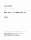 Research paper thumbnail of Numerical Simulation Of A Three Blade Marine Current Turbine