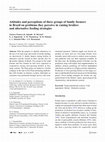 Research paper thumbnail of Attitudes and perceptions of three groups of family farmers in Brazil on problems they perceive in raising broilers and alternative feeding strategies