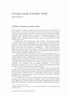 Research paper thumbnail of 1. Crescita economica e coesione sociale