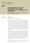 Research paper thumbnail of Texto del artículoRadio Luxembourg y Europe n°1 en la década de 1960: actores transnacionales e intermediales por antonomasia