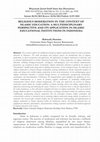 Research paper thumbnail of Religious Moderation in the Context of Islamic Education: A Multidisciplinary Perspective and Its Application in Islamic Educational Institutions in Indonesia