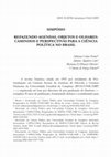 Research paper thumbnail of Refazendo agendas, objetos e olhares: caminhos e perspectivas para a Ciência Política no Brasil