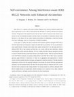 Research paper thumbnail of Self-coexistence among interference-aware IEEE 802.22 networks with enhanced air-interface