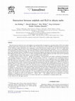 Research paper thumbnail of Interaction between sulphide and H2O in silicate melts