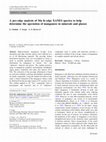 Research paper thumbnail of A pre-edge analysis of Mn K-edge XANES spectra to help determine the speciation of manganese in minerals and glasses