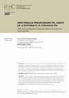 Research paper thumbnail of WHO? PARA UN PROTAGONISMO DEL SUJETO EN LA HISTORIA DE LA COMUNICACIÓN