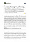 Research paper thumbnail of The Effect of Light Intensity and Temperature on Flowering and Morphology of Potted Red Firespike