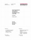 Research paper thumbnail of Food Stamp Program Entry and Exit An Analysis of Participation Trends in the 1990s