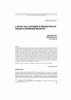 Research paper thumbnail of A Study on Customer's Perception of Croatia's Banking Industry