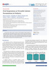 Research paper thumbnail of Oral Suspension as Versatile Galenic Formulation in Pediatry