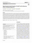 Research paper thumbnail of Higher Education Faculty Perceptions of ChatGPT and the Influencing Factors: A Sentiment Analysis of X