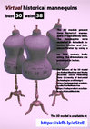 Research paper thumbnail of Historical mannequins bust 46 waist 28