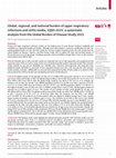 Research paper thumbnail of Global, regional, and national burden of upper respiratory infections and otitis media, 1990-2021: results from the Global Burden of Disease Study 2021