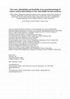 Research paper thumbnail of Costs, affordability, and feasibility of an essential package of cancer control interventions in low-income and middle-income countries: key messages from Disease Control Priorities, 3rd edition