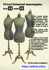 Research paper thumbnail of Historical mannequins bust 32 waist