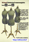 Research paper thumbnail of Historical mannequins bust 34 waist 26