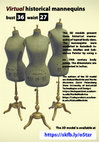 Research paper thumbnail of Historical mannequins bust 36 waist 27