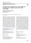 Research paper thumbnail of The effects of cities on quail (Coturnix coturnix) migration: a disturbing story of population connectivity, health, and ecography