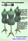 Research paper thumbnail of Historical mannequins bust 40 waist 31