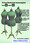 Research paper thumbnail of Historical mannequins bust 42 waist 32