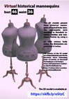 Research paper thumbnail of Historical mannequins bust 46 waist 36