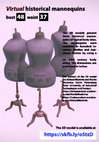 Research paper thumbnail of Historical mannequins bust 48 waist 37