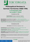 Research paper thumbnail of Workshop Prin_Philosophical Reviews in German Territories (1668-1799)