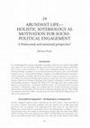 Research paper thumbnail of Abundant life—holistic soteriology as motivation for socio-political engagement