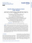 Research paper thumbnail of Scientific drilling of sediments at Darwin Crater, Tasmania