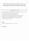 Research paper thumbnail of The impacts of intensive mining on terrestrial and aquatic ecosystems: A case of sediment pollution and calcium decline in cool temperate Tasmania, Australia