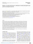 Research paper thumbnail of Patterns of aeolian deposition in subtropical Australia through the last glacial and deglacial periods