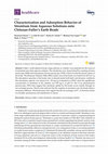 Research paper thumbnail of Characterization and Adsorption Behavior of Strontium from Aqueous Solutions onto Chitosan-Fuller’s Earth Beads