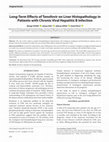 Research paper thumbnail of Long-term effects of tenofovir on liver histopathology in patients with chronic viral hepatitis b infection